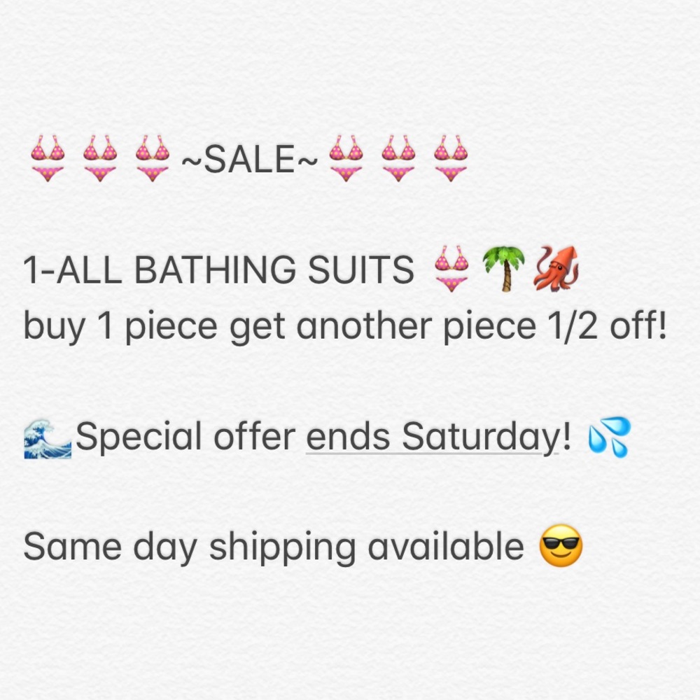 Bathing suit deal!!!!
